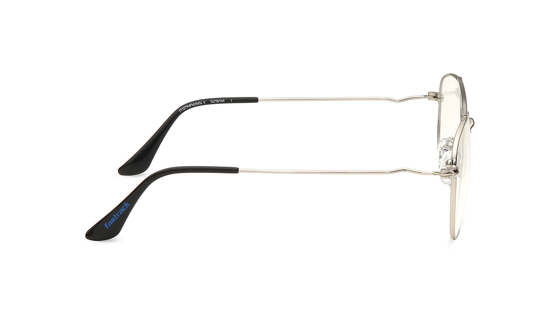Silver Square Rimmed Eyeglasses (FT1271MFM2MSLV|52)