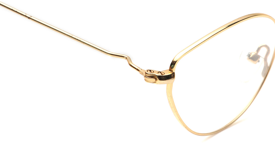 Gold Rimmed Women Eyeglasses (FT1272WFM2MGLV|52)