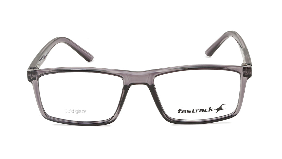 Grey Rectangle Unisex Eyeglasses (FT1274UFP2MGYV|52)