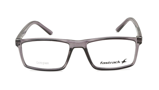 Grey Rectangle Unisex Eyeglasses (FT1274UFP2MGYV|52)