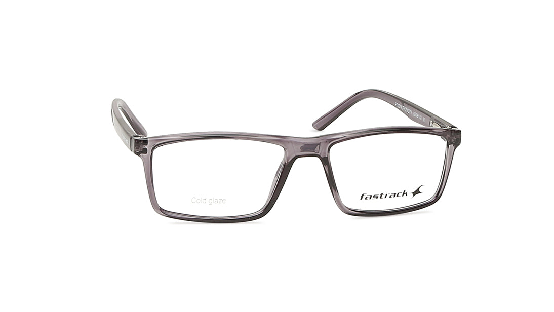 Grey Rectangle Unisex Eyeglasses (FT1274UFP2MGYV|52)