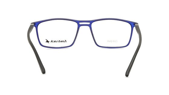 Blue Rectangle Unisex Eyeglasses (FT1275UFP4MBUV|52)
