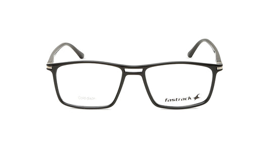 Black Rectangle Unisex Eyeglasses (FT1275UFP5MBKV|52)