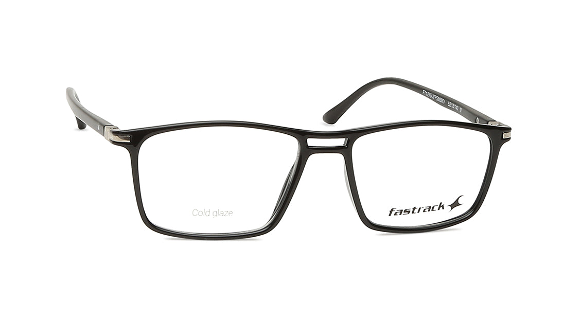 Black Rectangle Unisex Eyeglasses (FT1275UFP5MBKV|52)