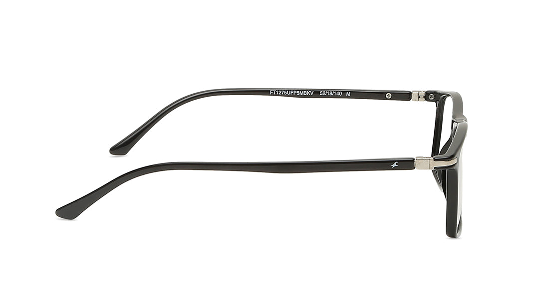 Black Rectangle Unisex Eyeglasses (FT1275UFP5MBKV|52)