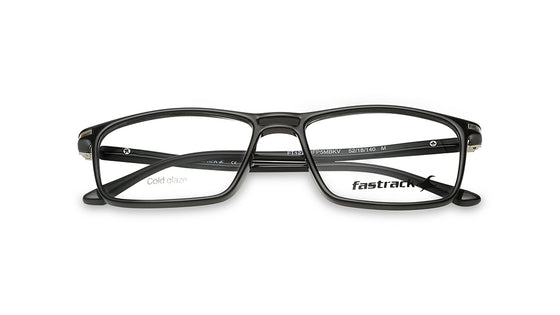 Black Rectangle Unisex Eyeglasses (FT1275UFP5MBKV|52)