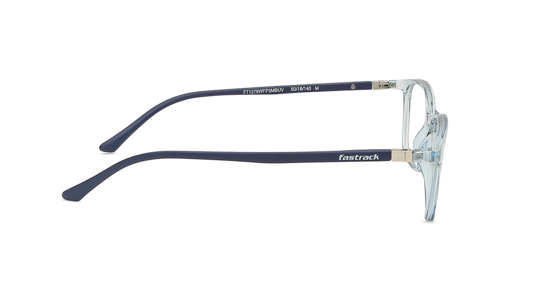 Blue CatEye Women Eyeglasses (FT1278WFP3MBUV|50)