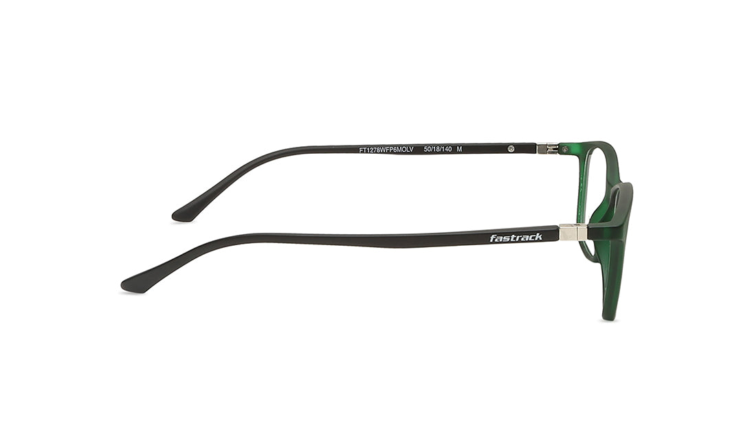 Green CatEye Women Eyeglasses (FT1278WFP6MOLV|50)