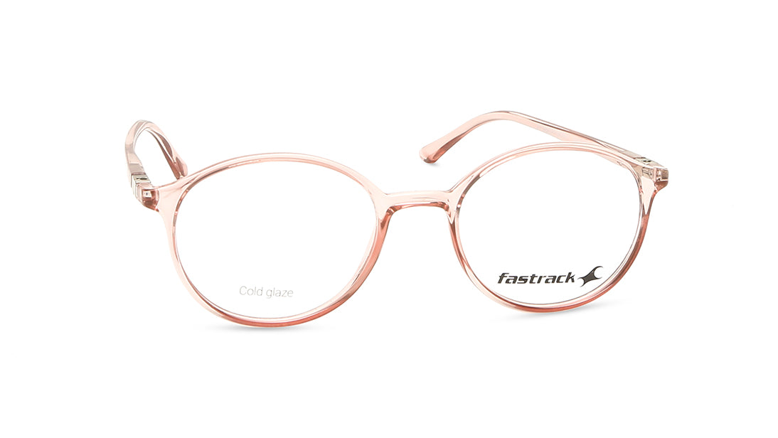Orange Round Unisex Eyeglasses (FT1282UFP1MORV|50)
