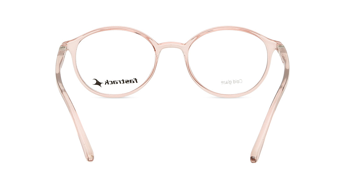 Orange Round Unisex Eyeglasses (FT1282UFP1MORV|50)