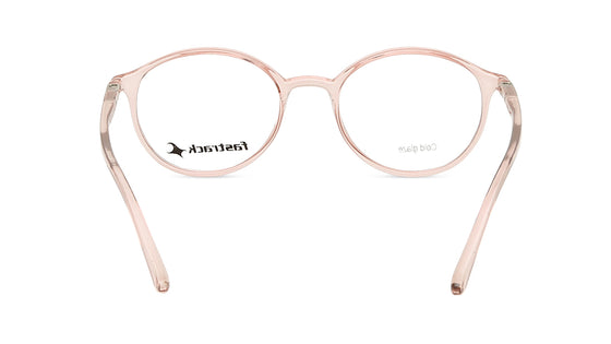 Orange Round Unisex Eyeglasses (FT1282UFP1MORV|50)