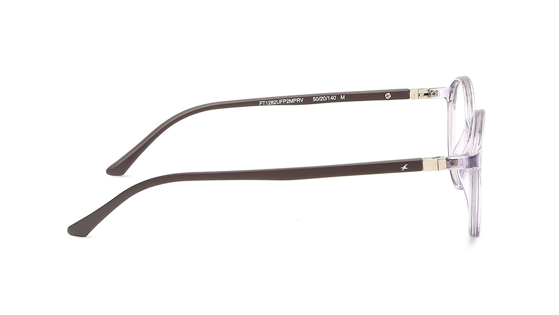 Purple Round Unisex Eyeglasses (FT1282UFP2MPRV|50)