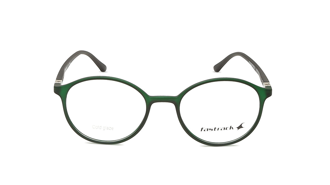 Green Round Unisex Eyeglasses (FT1282UFP6MOLV|50)