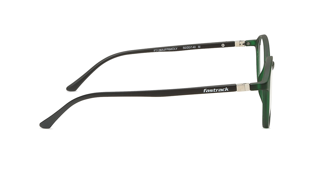Green Round Unisex Eyeglasses (FT1282UFP6MOLV|50)