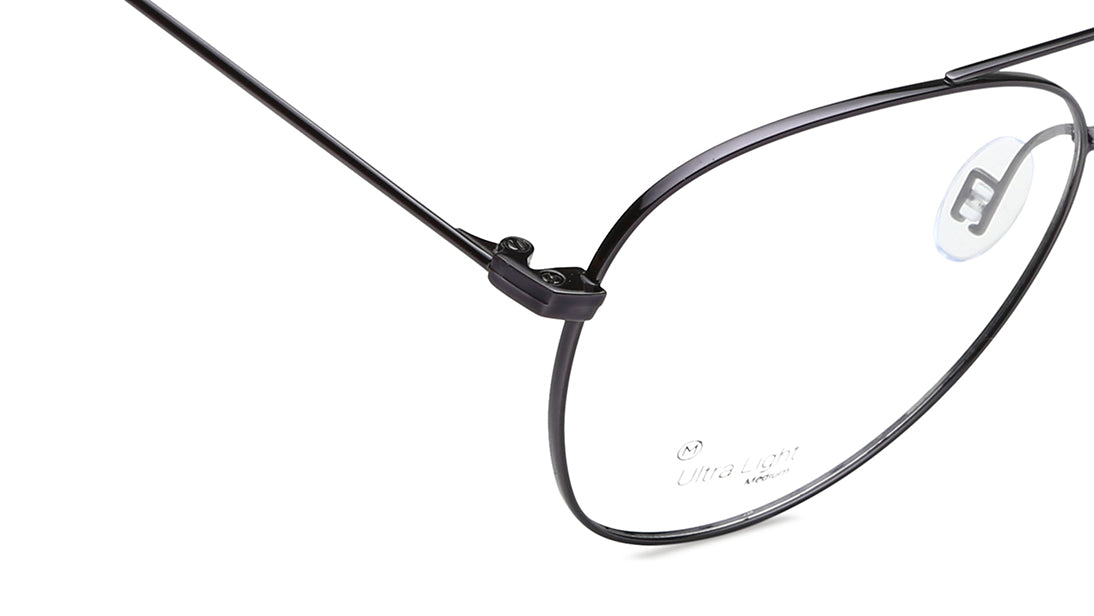 Aviator Rimmed Unisex Eyeglasses (FT1284UFM2MGNV|53)