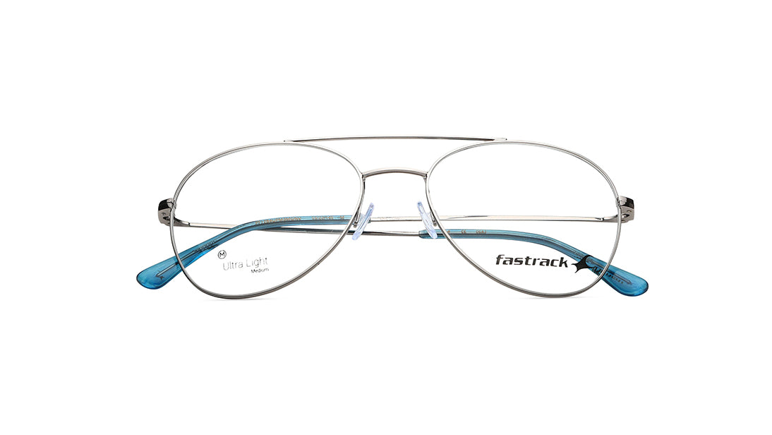 Aviator Rimmed Unisex Eyeglasses (FT1284UFM3MGNV|53)