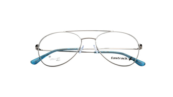 Aviator Rimmed Unisex Eyeglasses (FT1284UFM3MGNV|53)