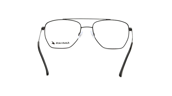 Black Navigator Rimmed Eyeglasses