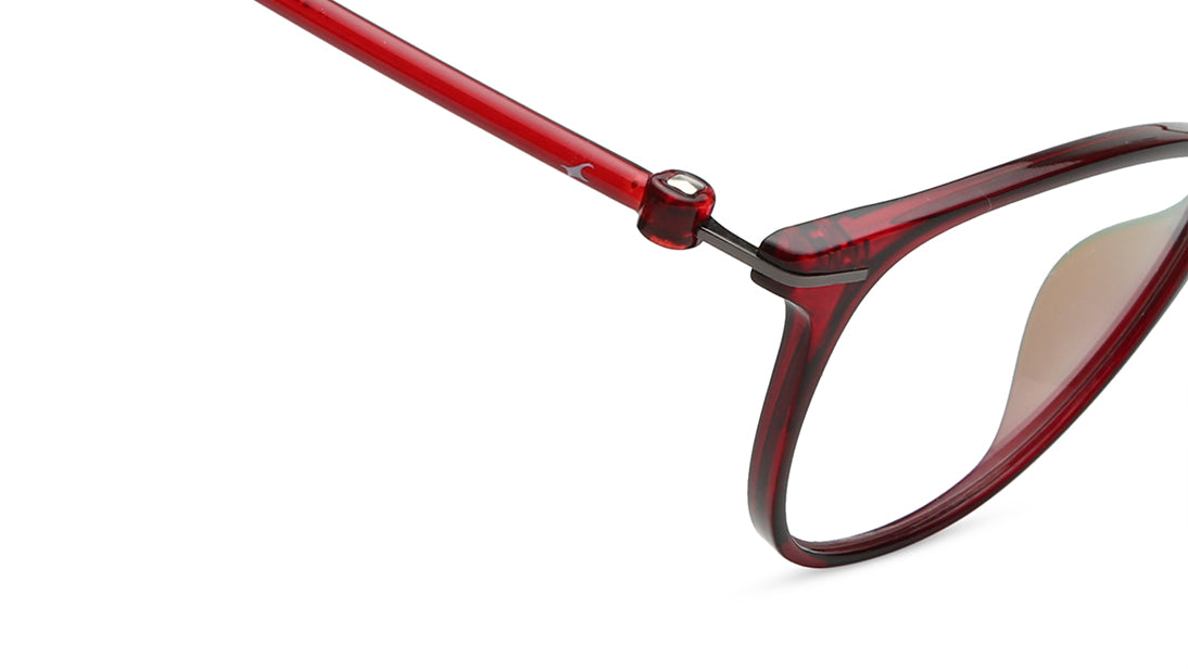 Red Square Women Eyeglasses ( FT1293WFP3MRDV|54)