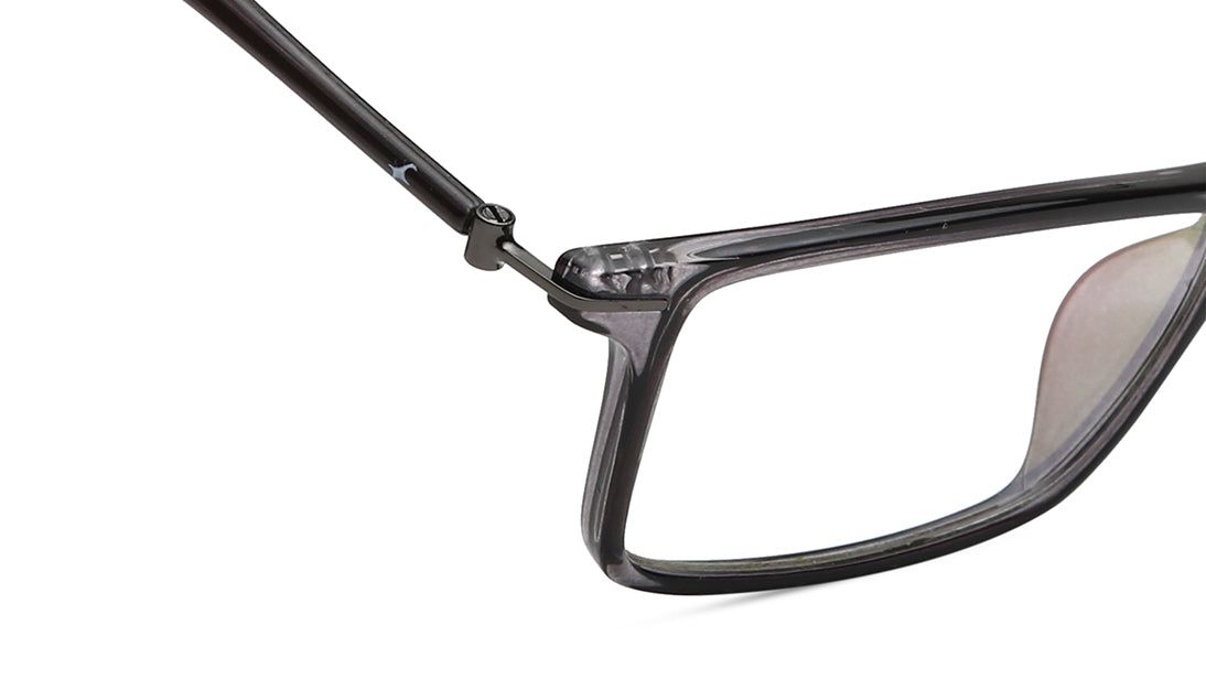 Grey Rectangle Men Eyeglasses ( FT1294MFP1MGYV|54)