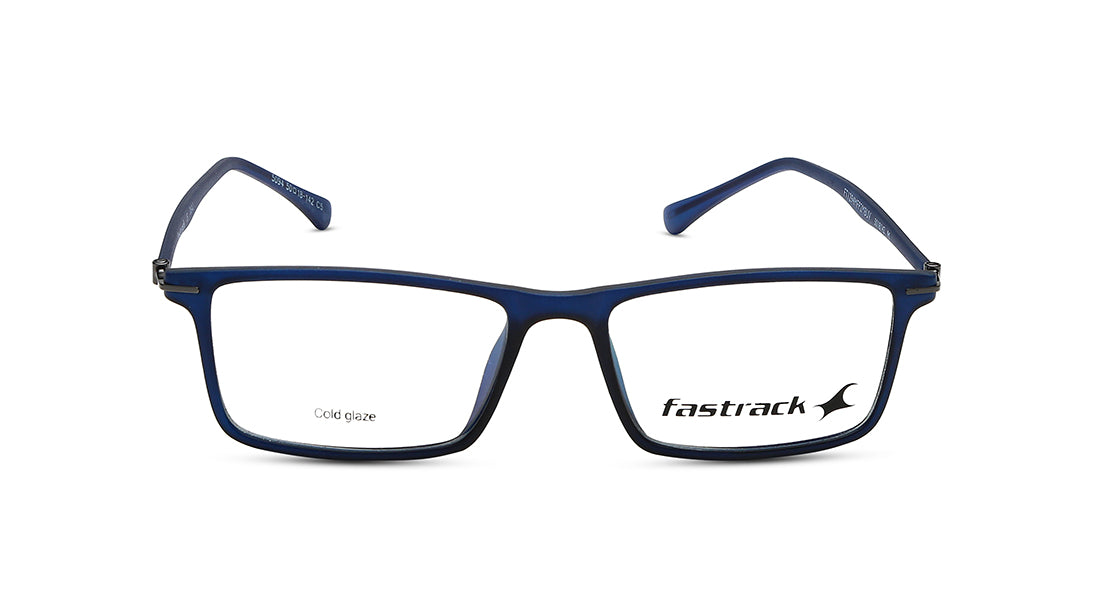Blue Rectangle Men Eyeglasses ( FT1294MFP2MBUV|54)