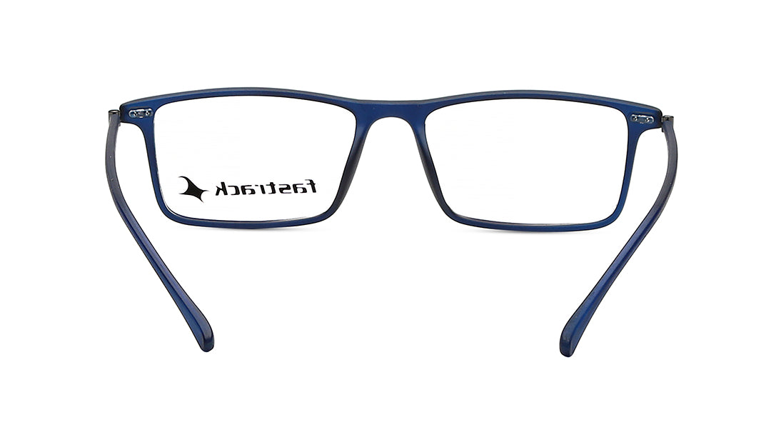 Blue Rectangle Men Eyeglasses ( FT1294MFP2MBUV|54)