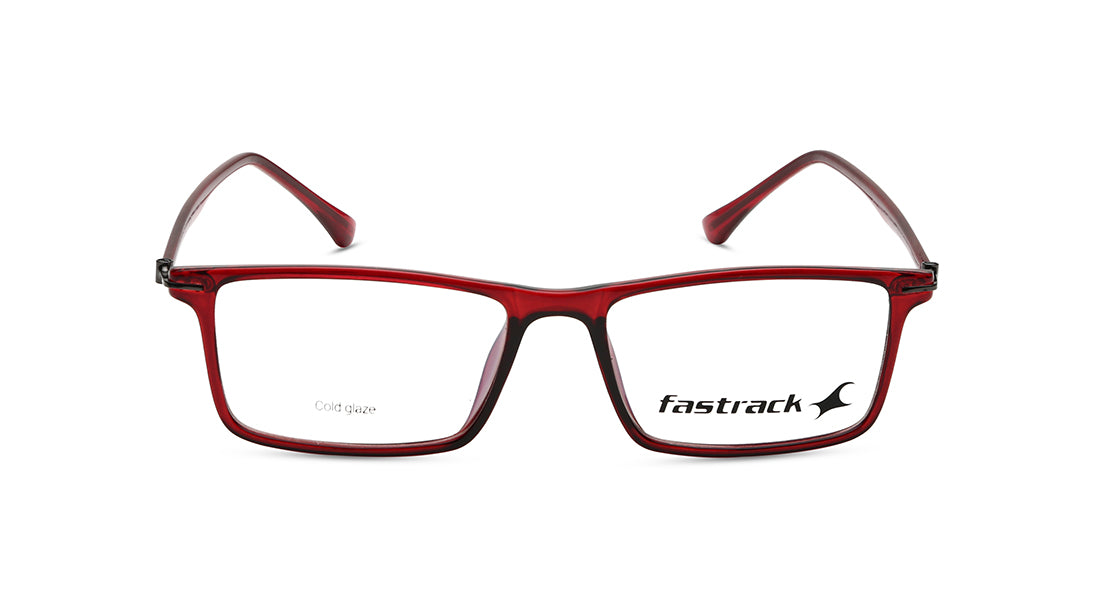 Red Rectangle Men Eyeglasses ( FT1294MFP3MRDV|54)