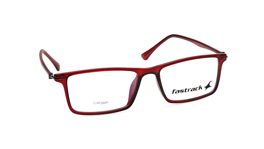Red Rectangle Men Eyeglasses ( FT1294MFP3MRDV|54)