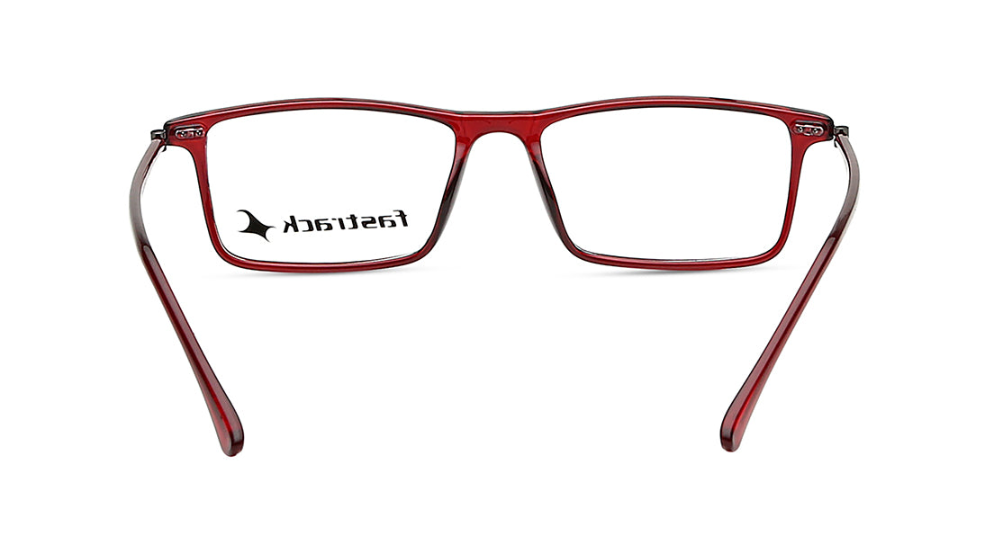 Red Rectangle Men Eyeglasses ( FT1294MFP3MRDV|54)