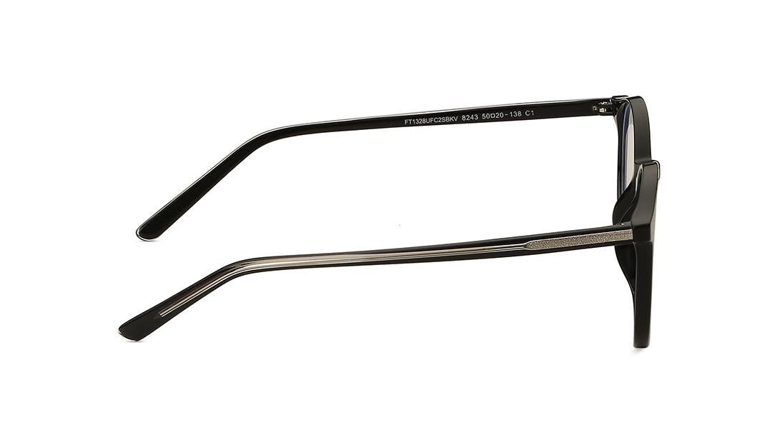 Black Square Unisex Eyeglasses ( FT1328UFC2SBKV|50)