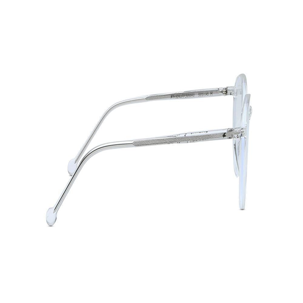 Transparent Round Unisex Eyeglasses ( FT1329UFP3MWHV|50)