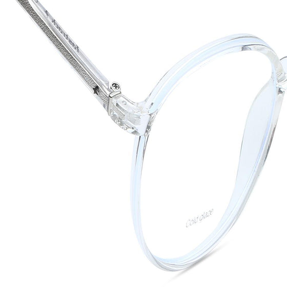 Transparent Round Unisex Eyeglasses ( FT1329UFP3MWHV|50)