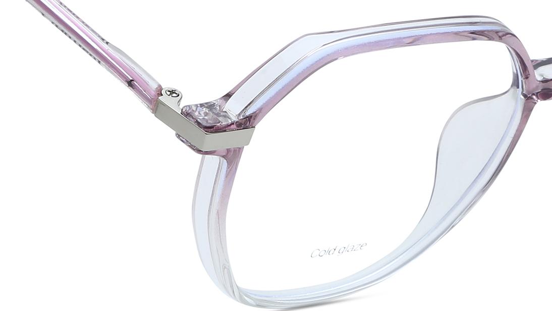 Purple Square Women Eyeglasses ( FT1330WFP2PRV|52)