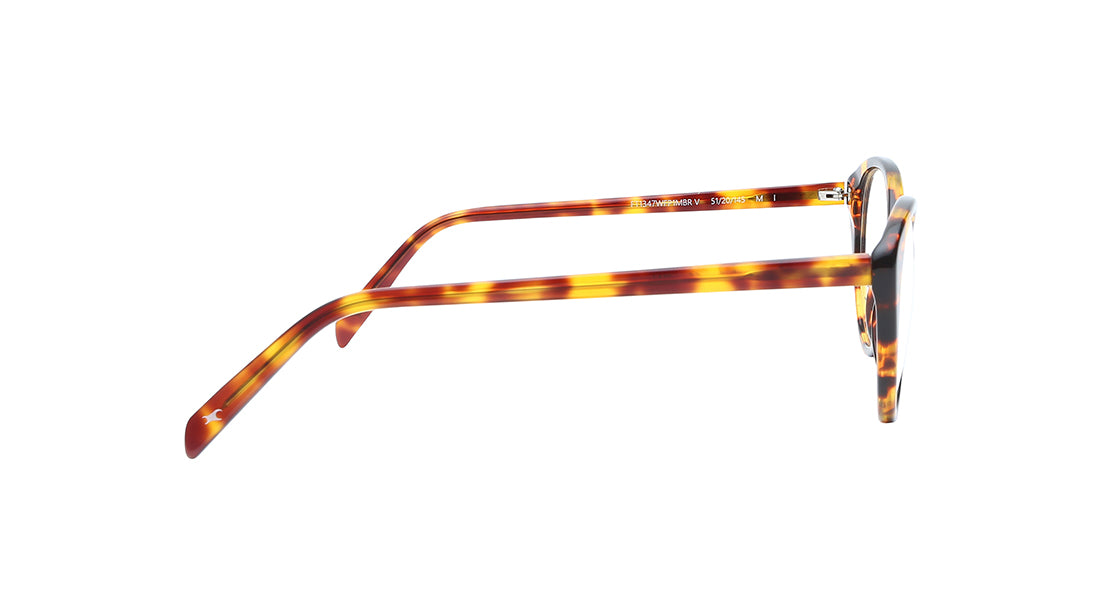Brown Cateye Women Eyeglasses ( FT1347WFP1MBRV|51)