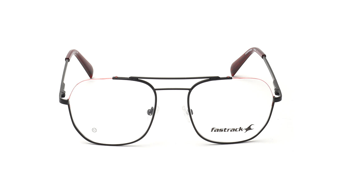 Black Semi-Rimmed Unisex Eyeglasses (FT1354MHM1MBKV|53)