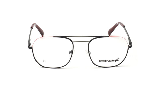 Black Semi-Rimmed Unisex Eyeglasses (FT1354MHM1MBKV|53)