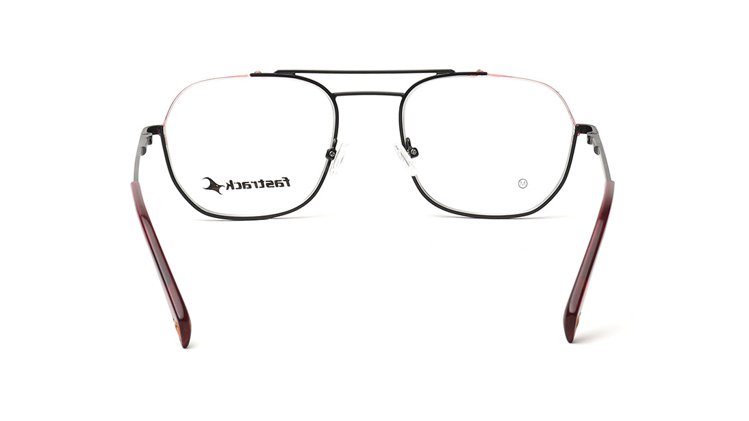 Black Semi-Rimmed Unisex Eyeglasses (FT1354MHM1MBKV|53)