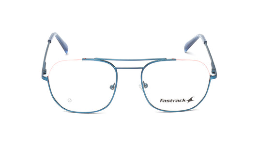 Blue Semi-Rimmed Unisex Eyeglasses (FT1354MHM3MBUV|53)