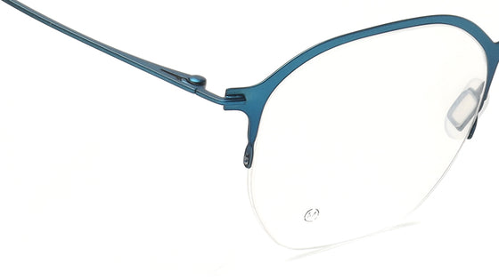 Blue Semi-Rimmed Unisex Eyeglasses (FT1358UHM2MBUV|53)