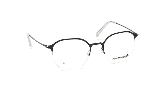 Black Semi-Rimmed Unisex Eyeglasses (FT1358UHM3LBKV|53)