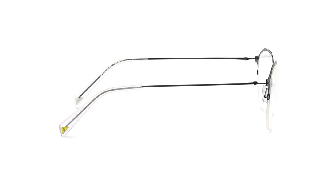 Black Semi-Rimmed Unisex Eyeglasses (FT1358UHM3LBKV|53)