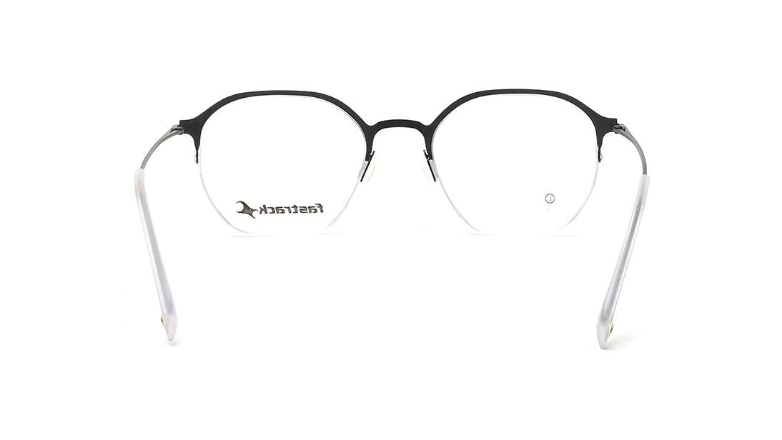 Black Semi-Rimmed Unisex Eyeglasses (FT1358UHM3LBKV|53)