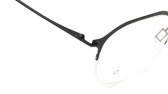 Black Semi-Rimmed Unisex Eyeglasses (FT1358UHM3LBKV|53)