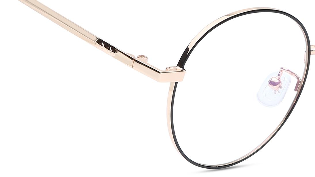 Black Round Women Eyeglasses ( FT1372WFM2MBKV|52)