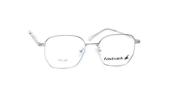 Silver Square Unisex Eyeglasses ( FT1376UFM2MSLV|53)