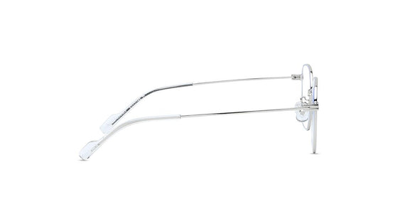 Silver Square Unisex Eyeglasses ( FT1376UFM2MSLV|53)