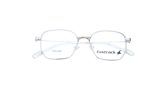 Silver Square Unisex Eyeglasses ( FT1376UFM2MSLV|53)