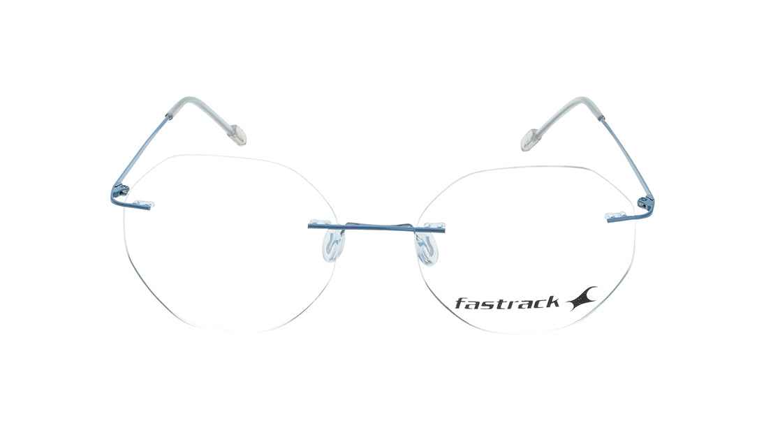 Blue Rimless Unisex Eyeglasses (FT1382URM4BUV|51)