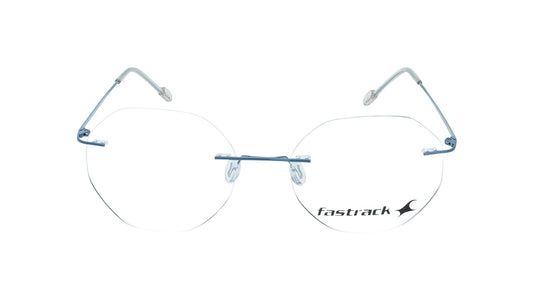 Blue Rimless Unisex Eyeglasses (FT1382URM4BUV|51)