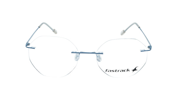 Blue Rimless Unisex Eyeglasses (FT1382URM4BUV|51)